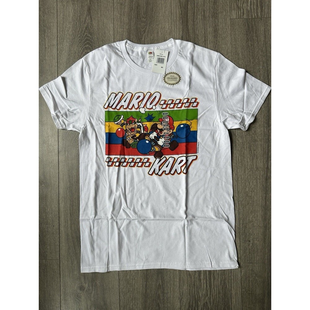 SUPER MARIO BROS. MARIO KART BOWSER N64 Nintendo T-Shirt  BRAND NEW w/ TAGS med